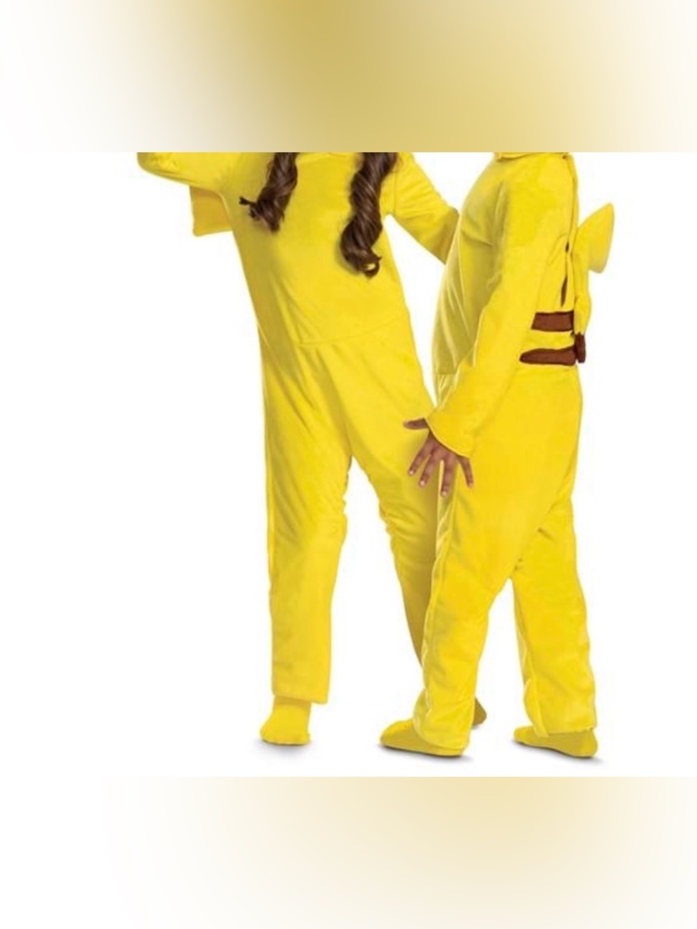 Pokémon Pikachu Yellow Child Costume Jumpsuit